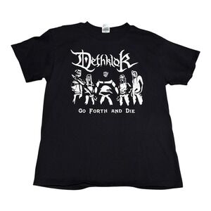 2006 Delta Metalocalypse Dethkolk Cartoon Network Grunge Metal Shirt Men's M
